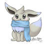 Shiny Eevee with scarf