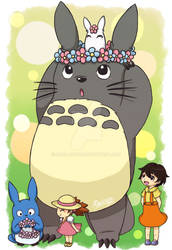 Totoro and his friends [+ Speedpaint]