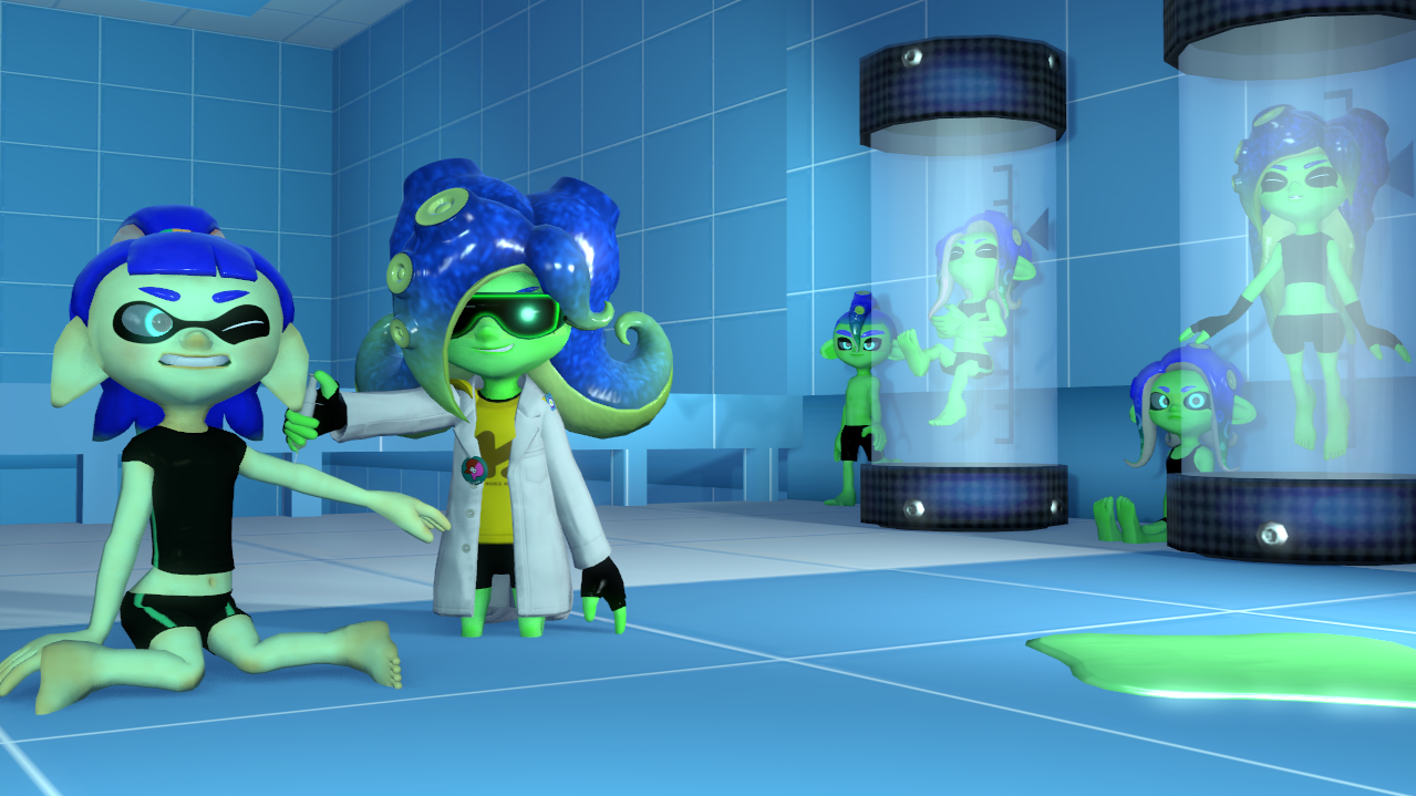 Splatoon: Sanitized Test subjects (sfm) by Angxlina on DeviantArt