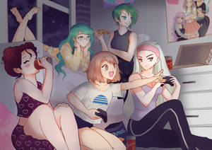 Sleepover (with special guests-Tanya and Raina!)