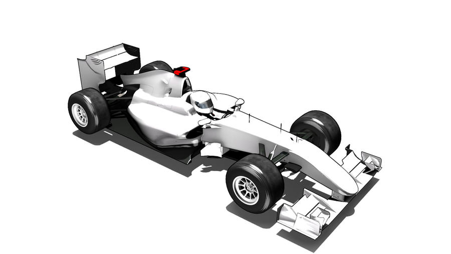 Formula one car template by razorrebus on DeviantArt