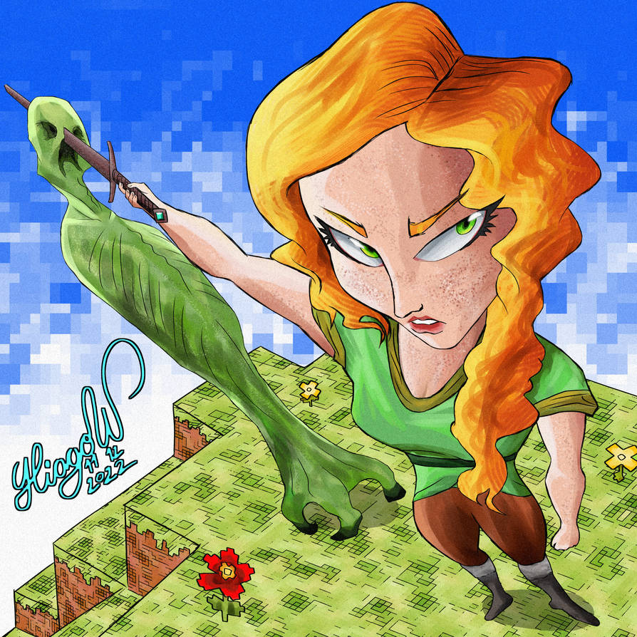 Alex from Minecraft fanart by G0wi on DeviantArt