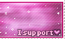 ThinkPink V support stamp