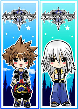 Riku + Sora bookmarks