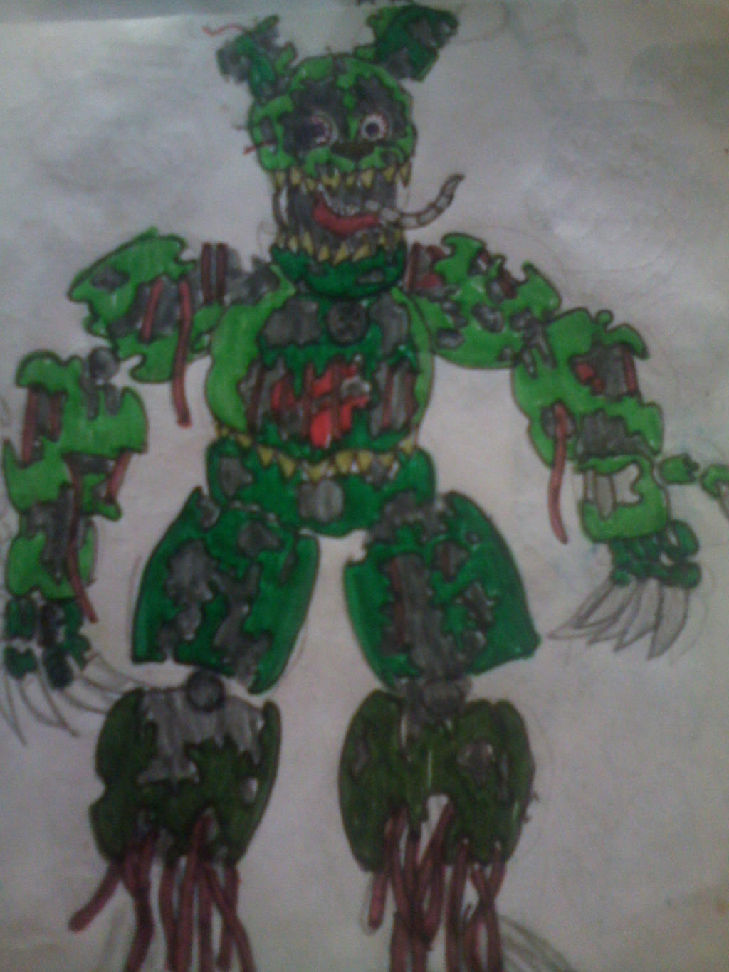 Nightmare Springtrap V2 By FreddleFrooby On DeviantArt