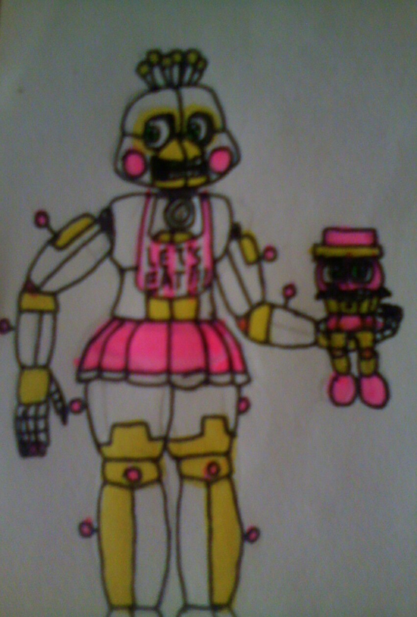 Withered Chica (UCN) by FreddleFrooby on DeviantArt