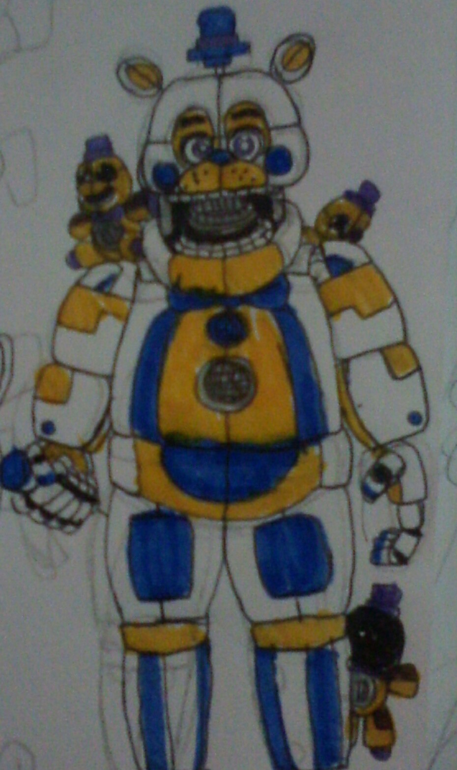 Pixilart - Funtime Fredbear by skellysansdawg