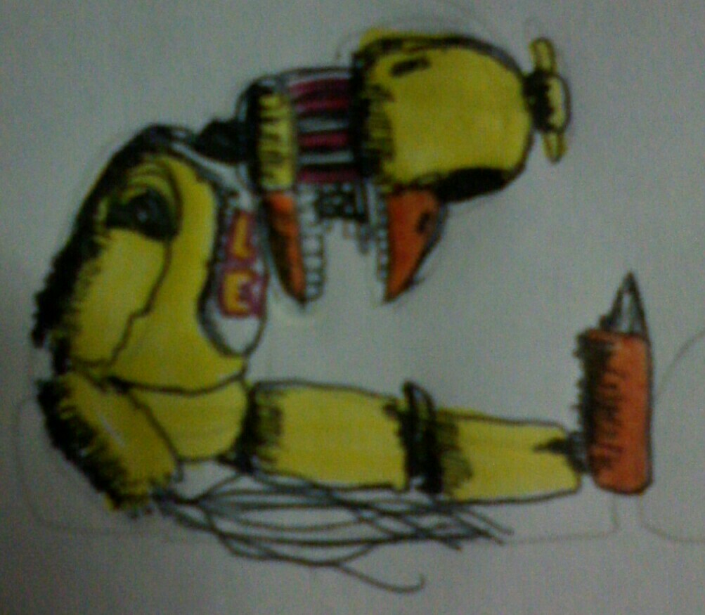 205046 - safe, artist:bootsdotexe, withered chica (fnaf