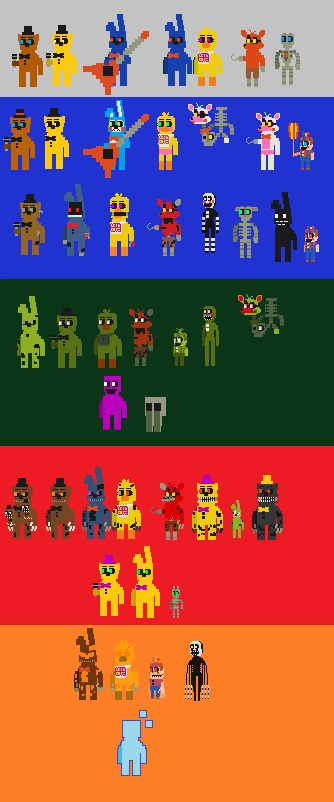 Withered Fnaf 4 Minigame Sprites by QuintusPotatimus on DeviantArt