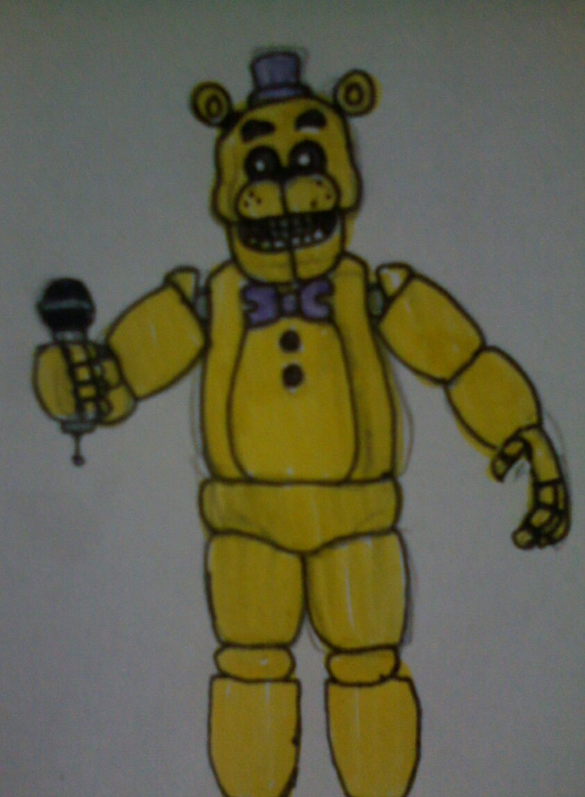 Fredbear Model (based off UCN) by JackFazbearGames on DeviantArt