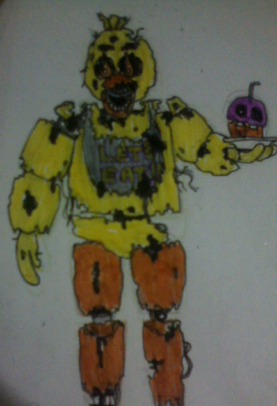 Withered Chica (UCN) by FreddleFrooby on DeviantArt