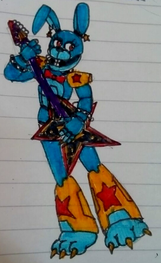 Glamrock Bonnie work sketch by nyacat39 on DeviantArt