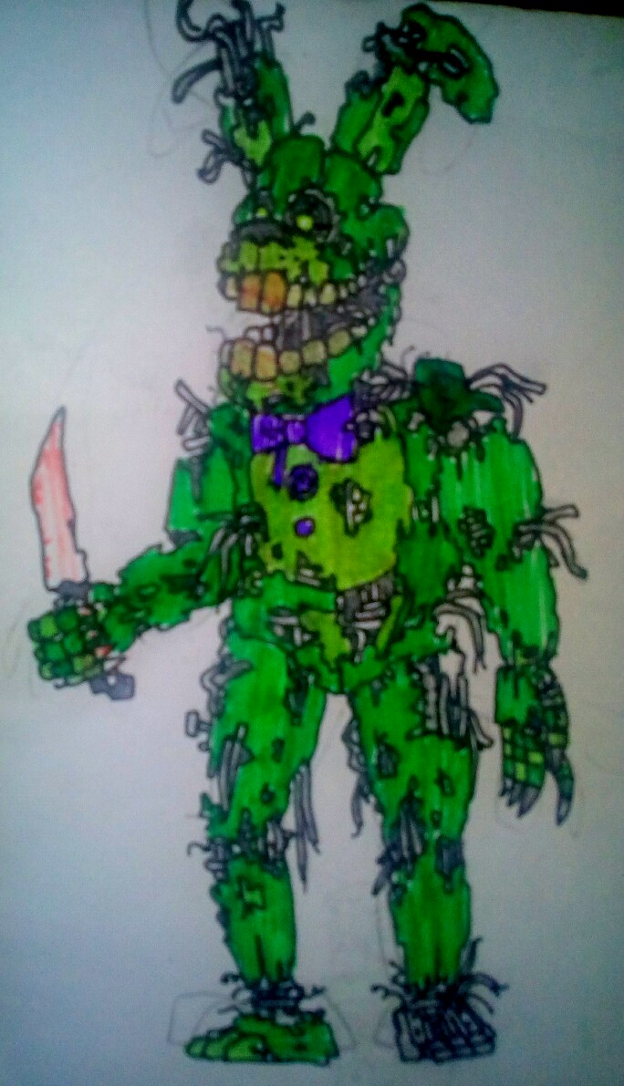 Call Spring Trap Springtrap (Bunny Call) v2 by FreddleFrooby on DeviantArt