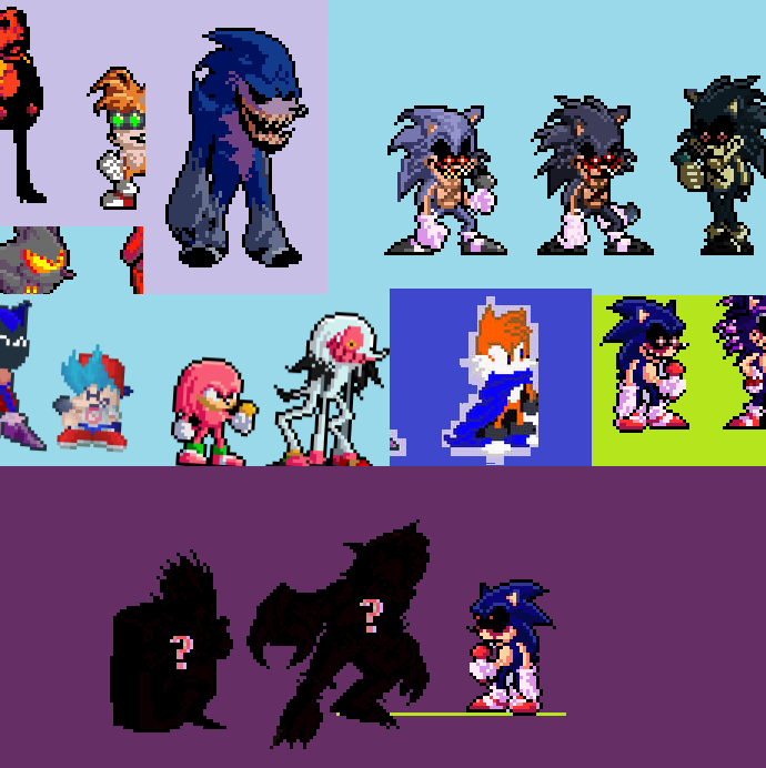 FNF Sprites - Sonic.exe by FreddleFrooby on DeviantArt