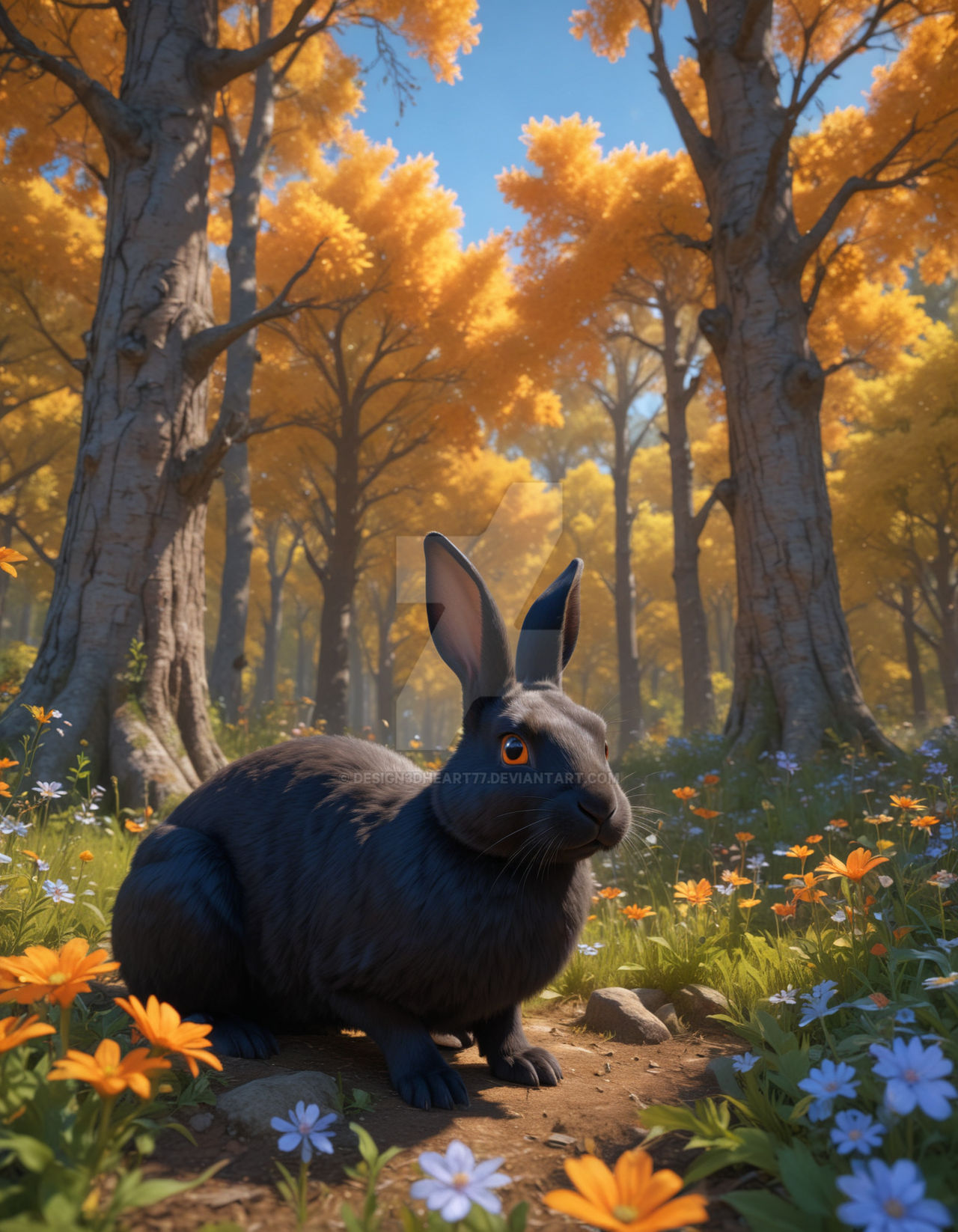 Black Rabit by design3dheart77 on DeviantArt