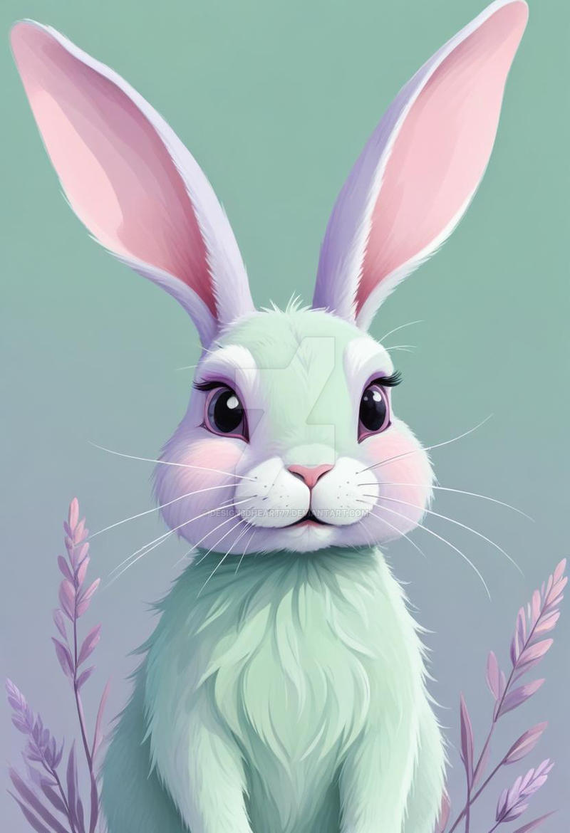 Deviantart Mini Rabbit Rabbit Digital P by design3dheart77 on DeviantArt