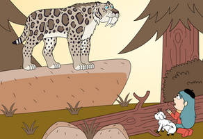 Hilda and Sabertooth