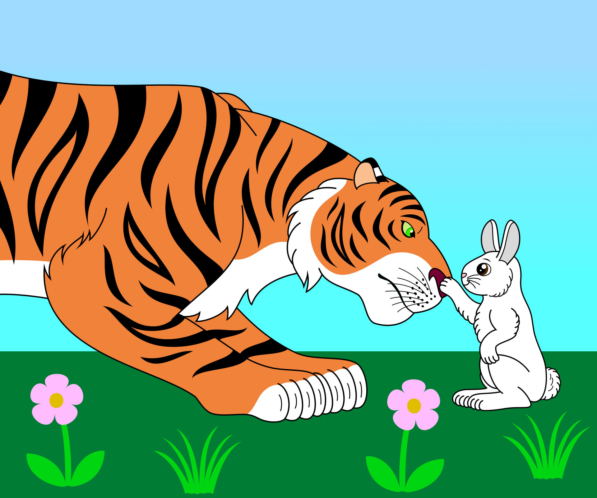 Tiger Rabbit Methane Tiger and Rabbit by LinKueiWolf57 on DeviantArt
