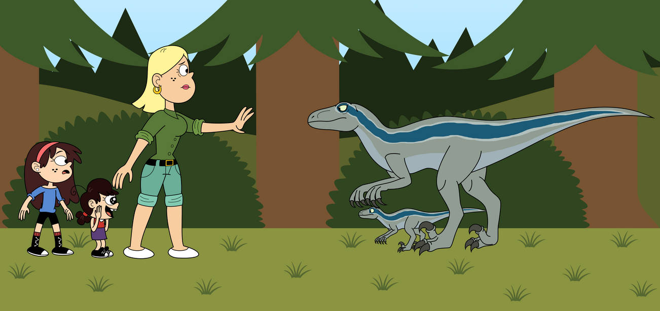 Beta Raptor Adult Changs encountering Blue and Beta by EddyWitcher57 on DeviantArt
