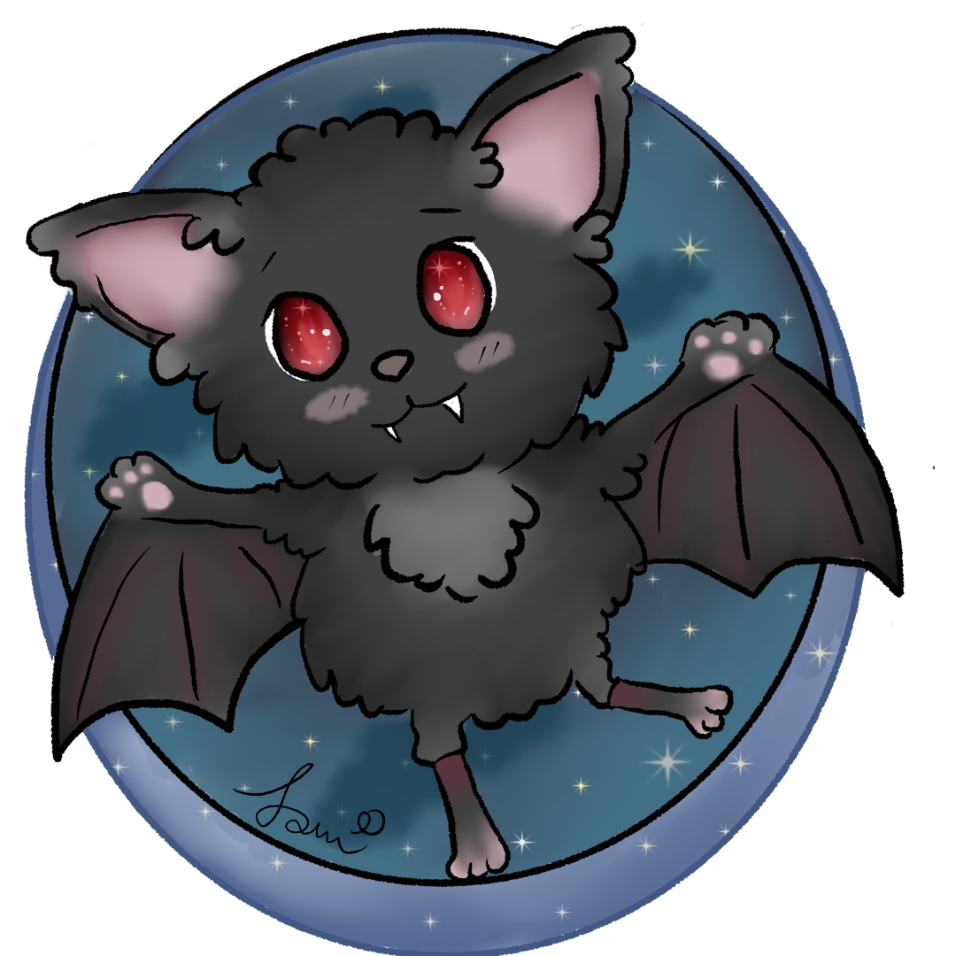 wallpapers Bat Anime bat chibi anime corona by somishii on
