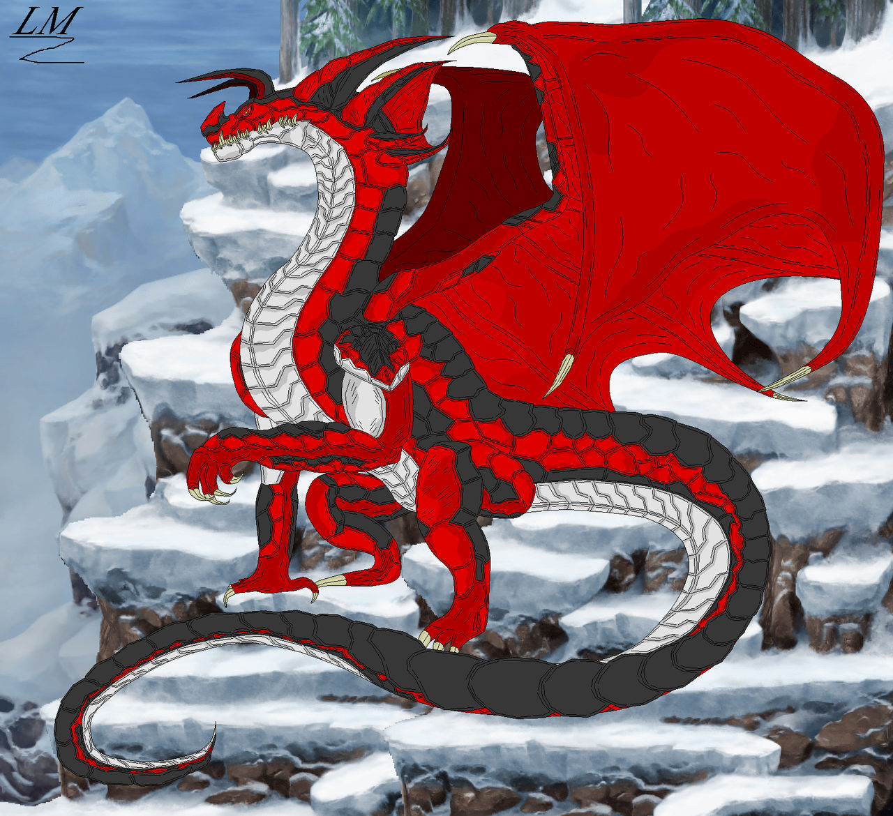 Drgon Rpjo DRAGON ROJO by Leomarquez23 on DeviantArt