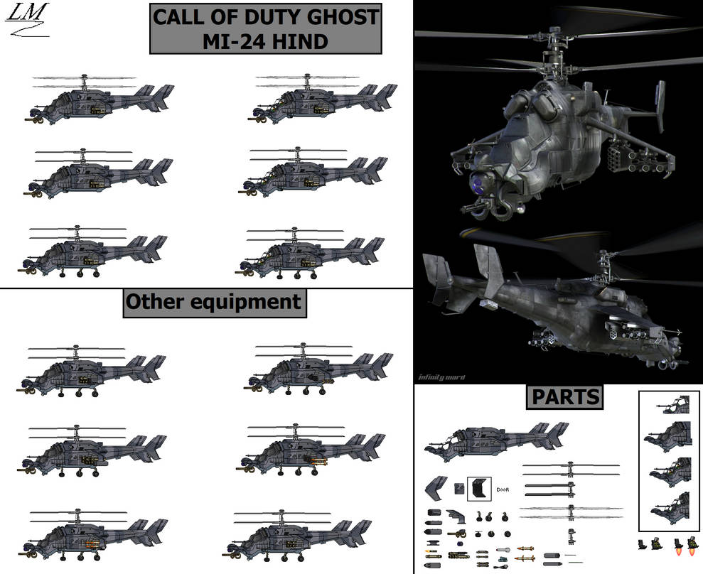 Cod Mi Call Of Duty Ghost MI-24 HIND by Leomarquez23 on DeviantArt