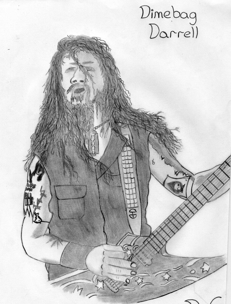 Dimebag Darrell From Pantera By Davidwoods On Deviantart