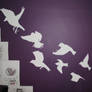 Wall Mural: White Birds