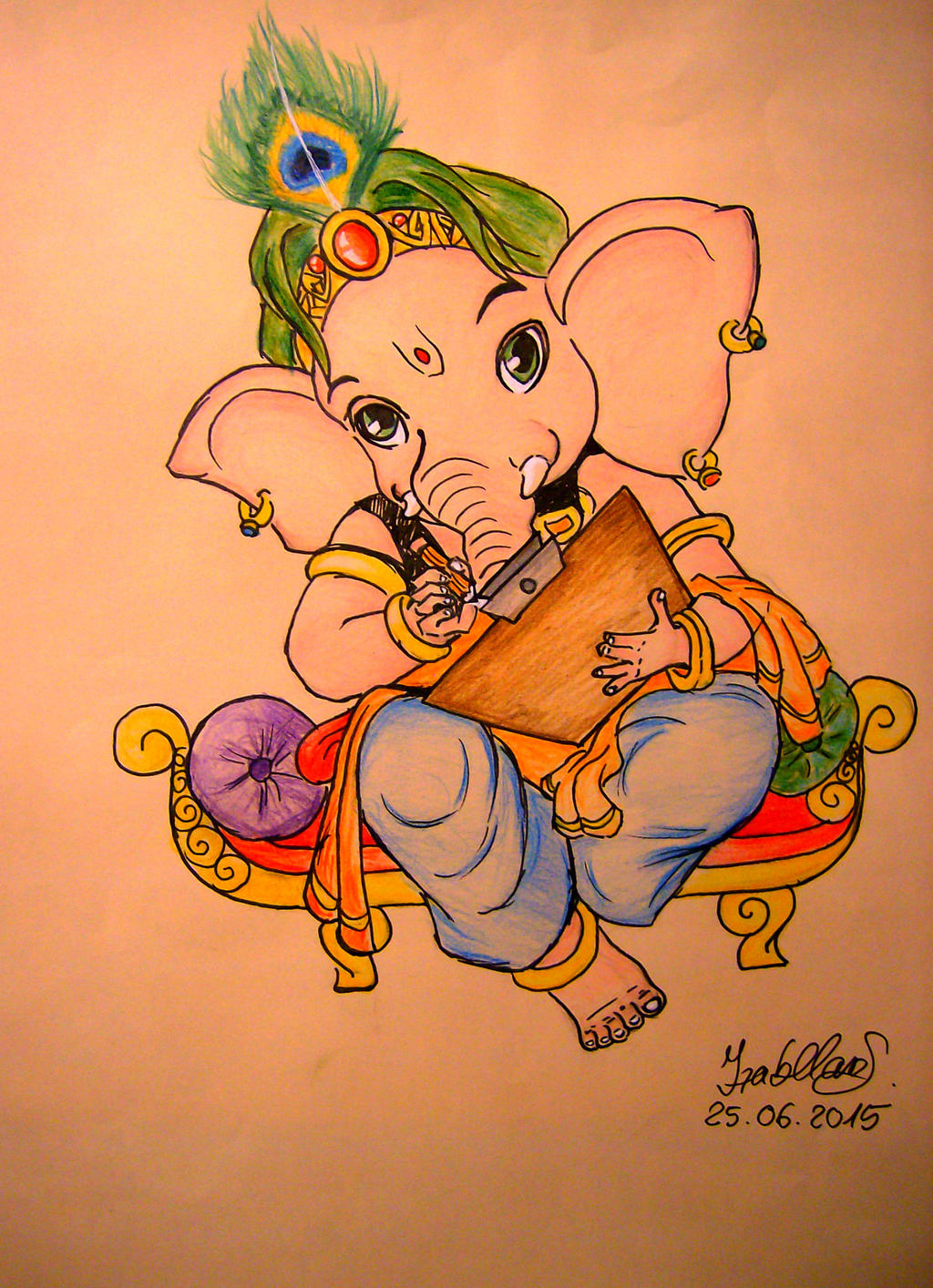 Ganesha by izabela04 on DeviantArt