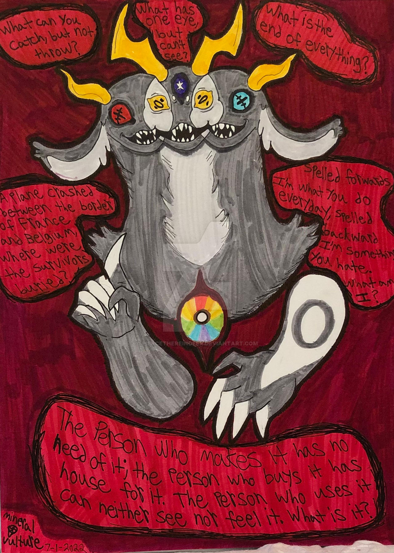 Riddles Artfight 2022 by PierceTheReindeer on DeviantArt