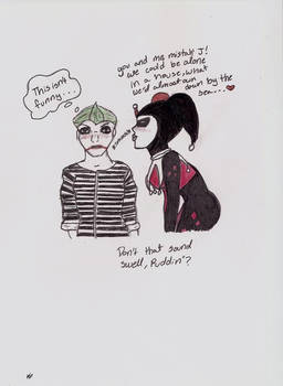 Joker and Harley by the Sea