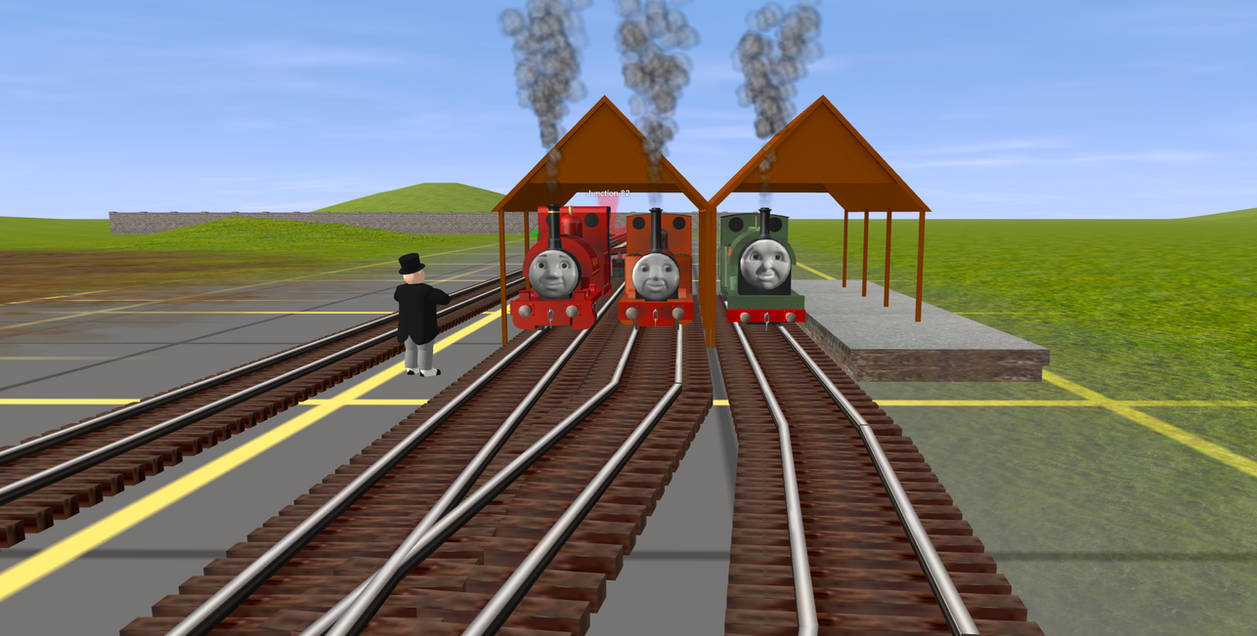 Sir Topham Hatt talking to the NG Engines by SaeedFerrari2K9 on DeviantArt