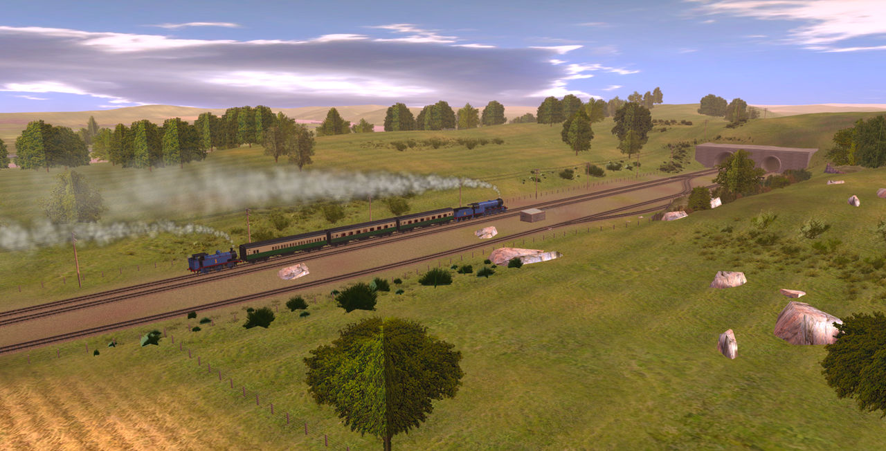 Thomas and Gordon Promo Image (Trainz Remake) by SaeedFerrari2K9 on ...