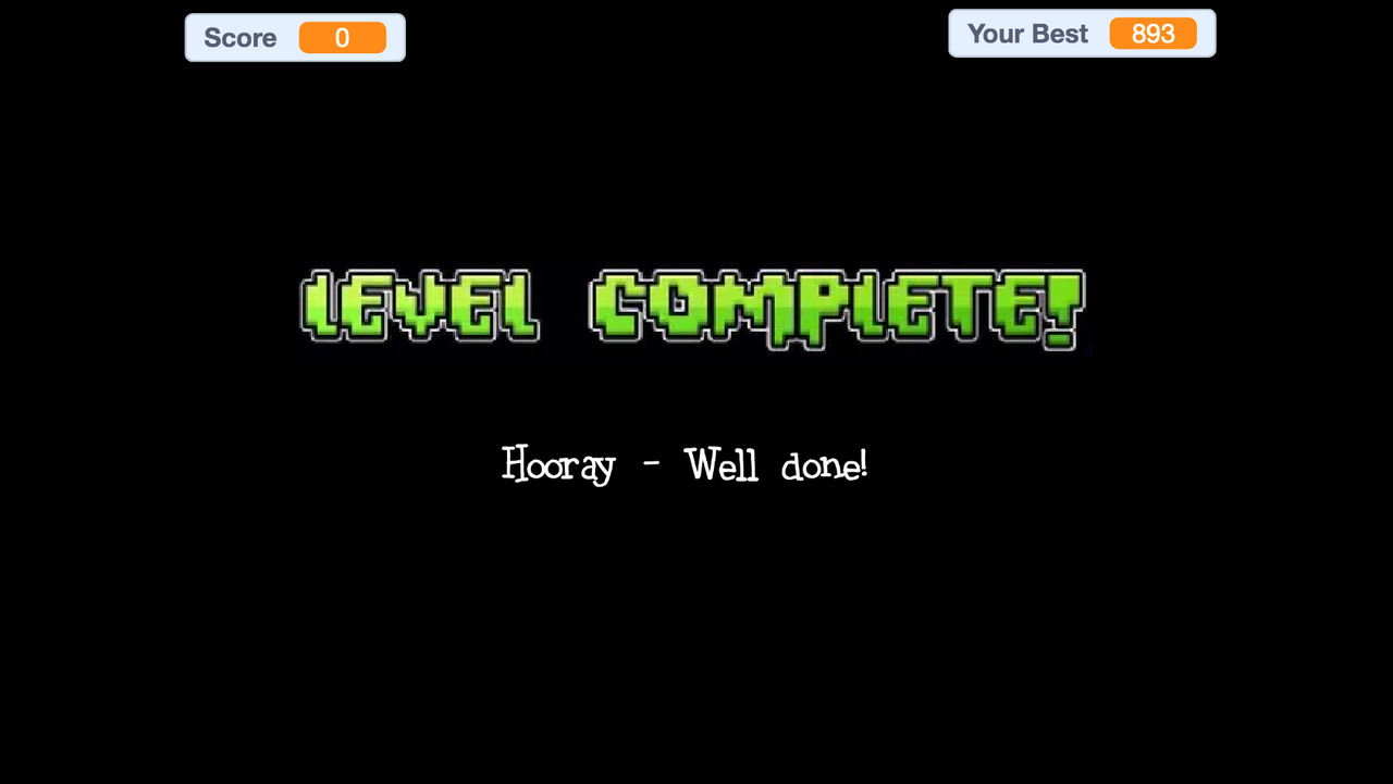 Level Completed Screen I completed a Geometry Dash level by SaeedFerrari2K9 on DeviantArt