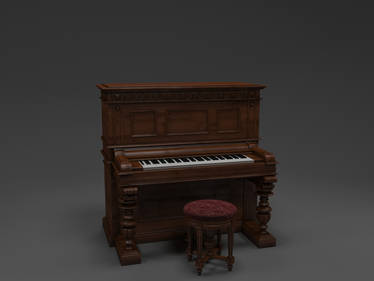 Victorian Upright Piano