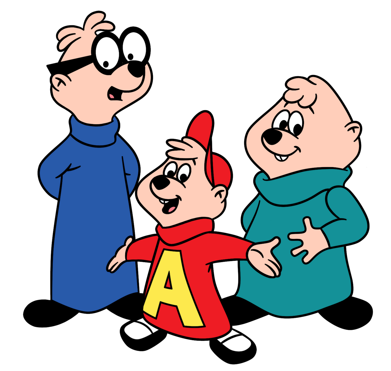 Simon, Alvin and Theodore by toon1990 on DeviantArt