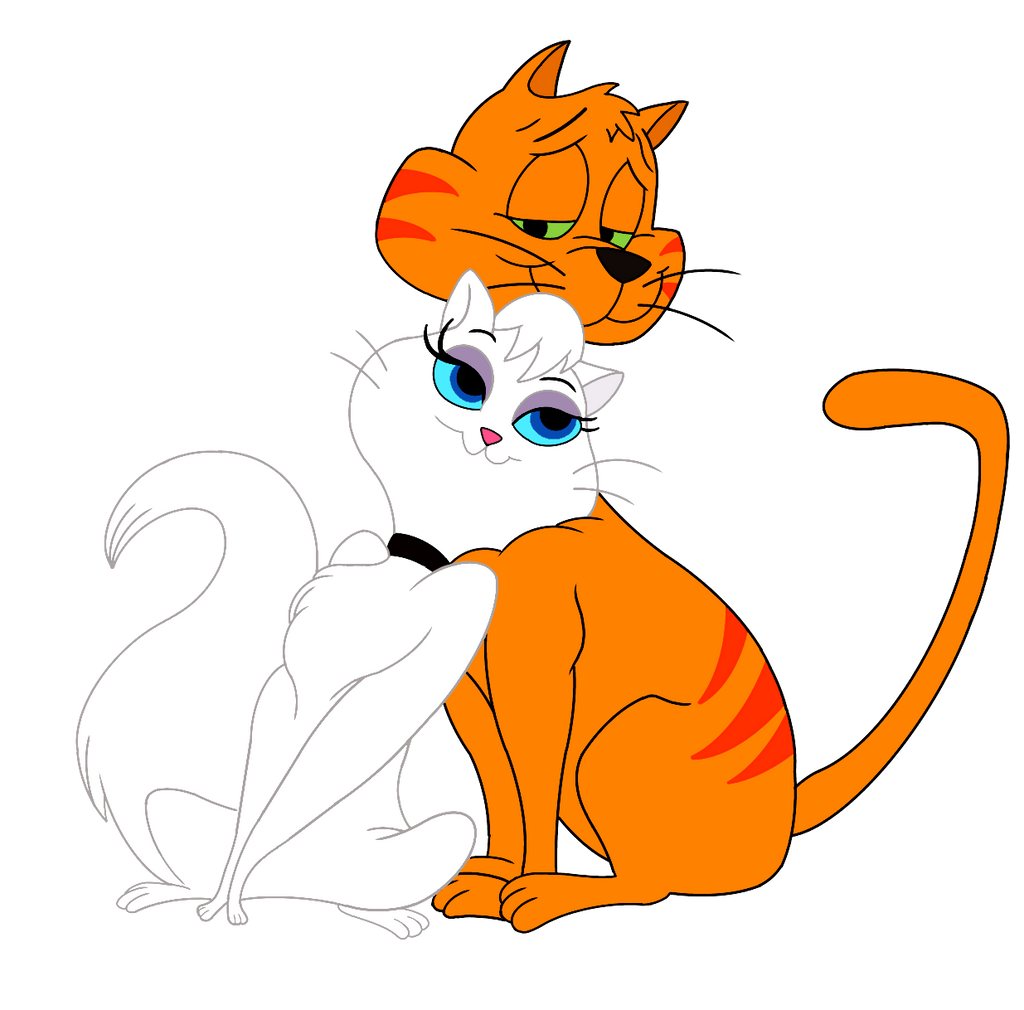 Meowsette Mewsette Jaune Tom in love by toon1990 on DeviantArt