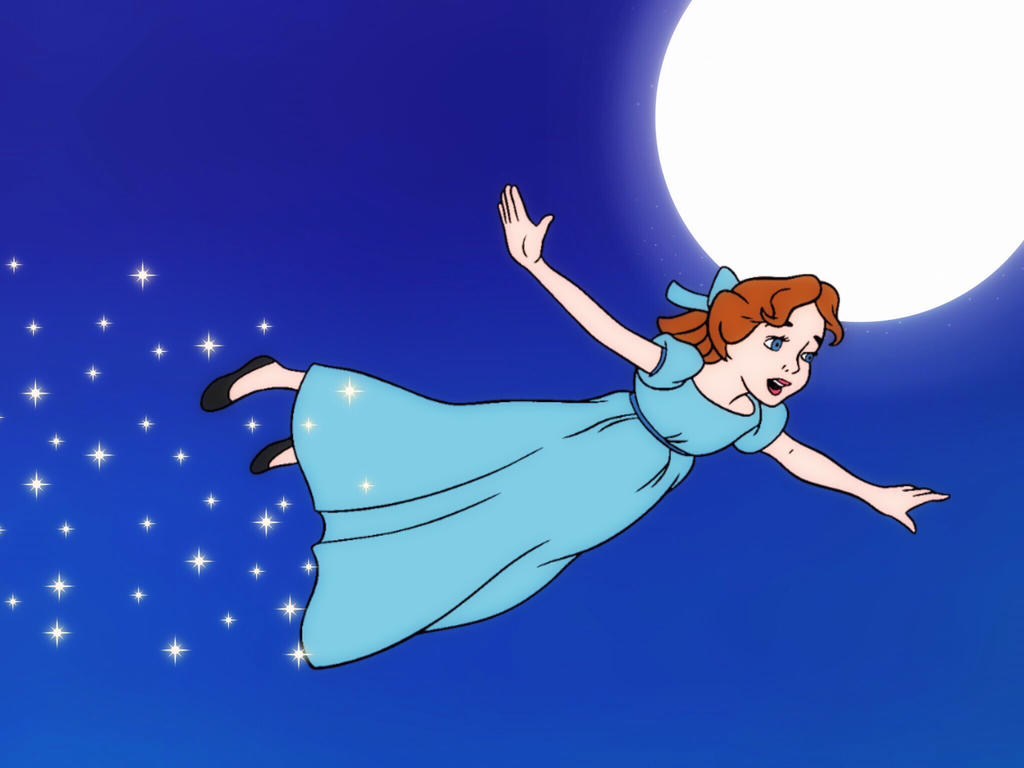 Wendy Darling flying by toon1990 on DeviantArt