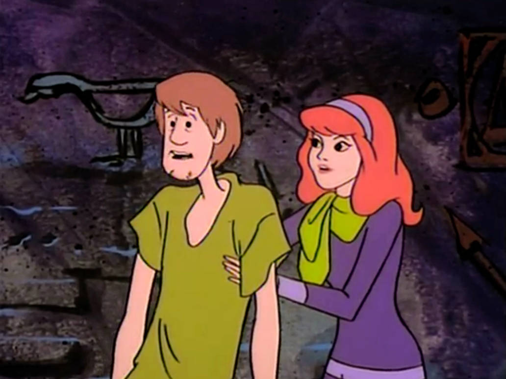 Daphne helping Shaggy up by toon1990 on DeviantArt