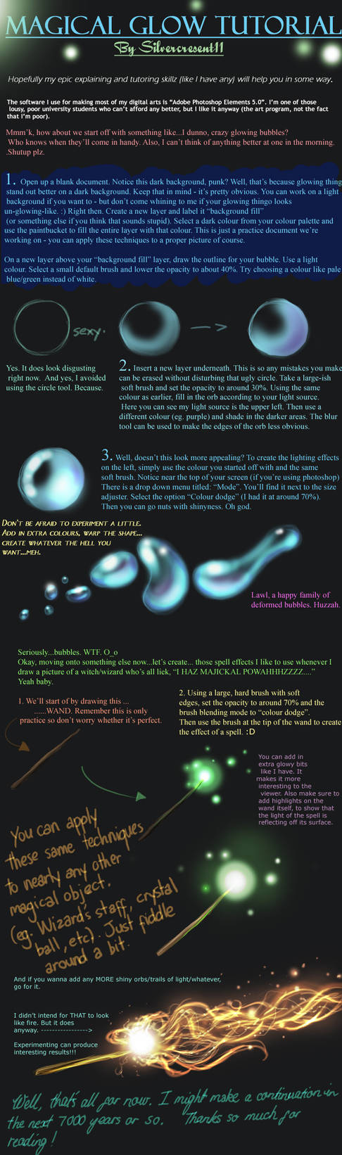 Tutorial Glow Effects By Silvercresent11 On Deviantart Tutorial Glow Effects By Silvercresent11 On Deviantart