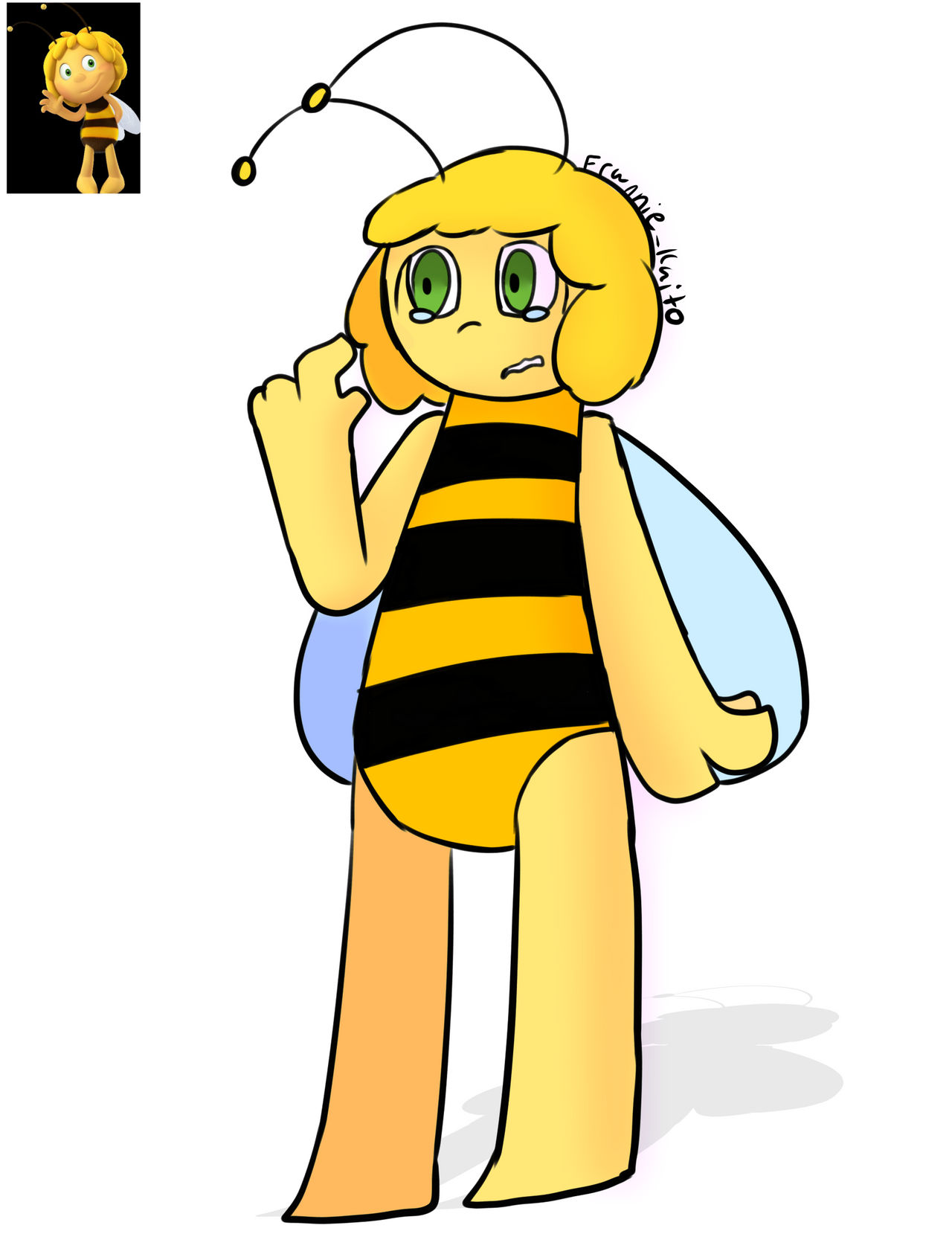 Bee Deviantart Style Maya the bee by Kitkit4725 on DeviantArt
