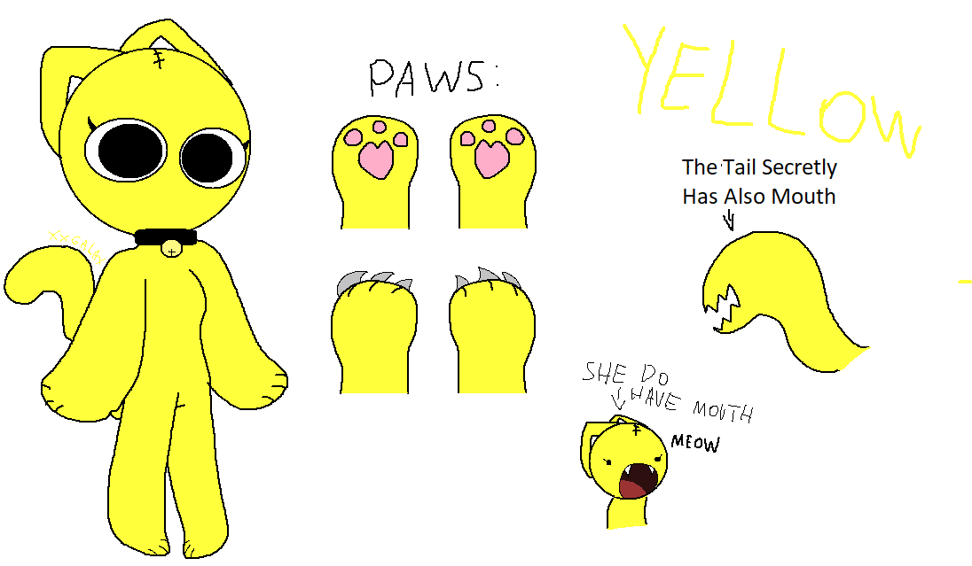 YELLOW FROM RAINBOW FRIENDS! by KatieLover1407 on DeviantArt