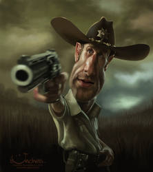 Rick Grimes from 'The Walking Dead'.