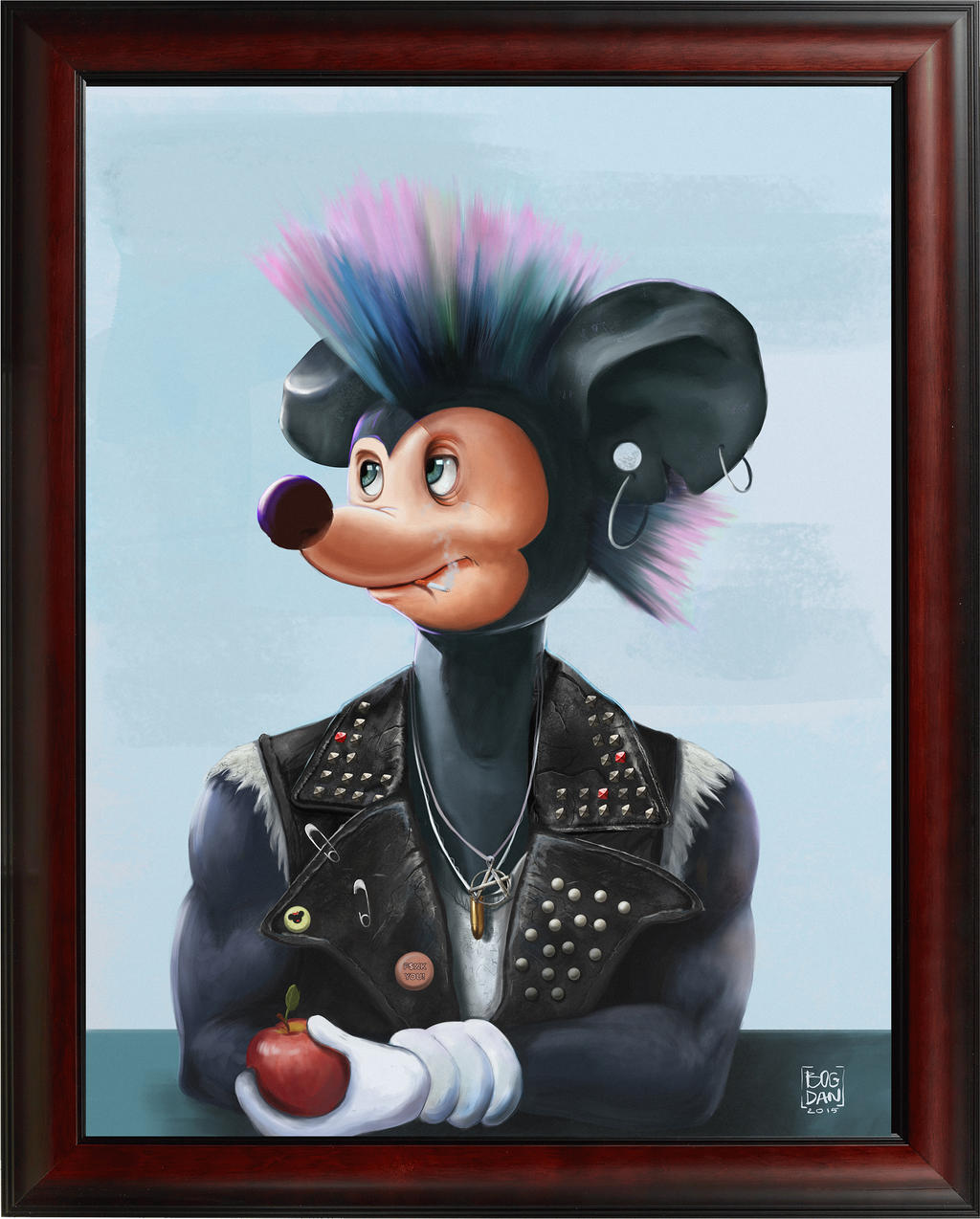 Punk Mickey Mouse by bogdanciobanu on DeviantArt