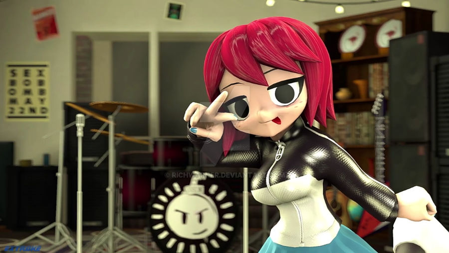 Scott pilgrim kim cute face by richwarner on DeviantArt
