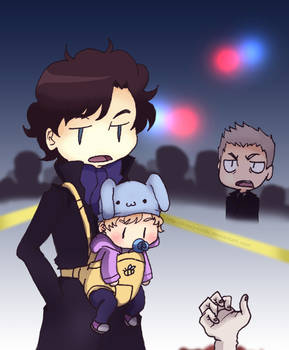 Babysitting with Sherlock