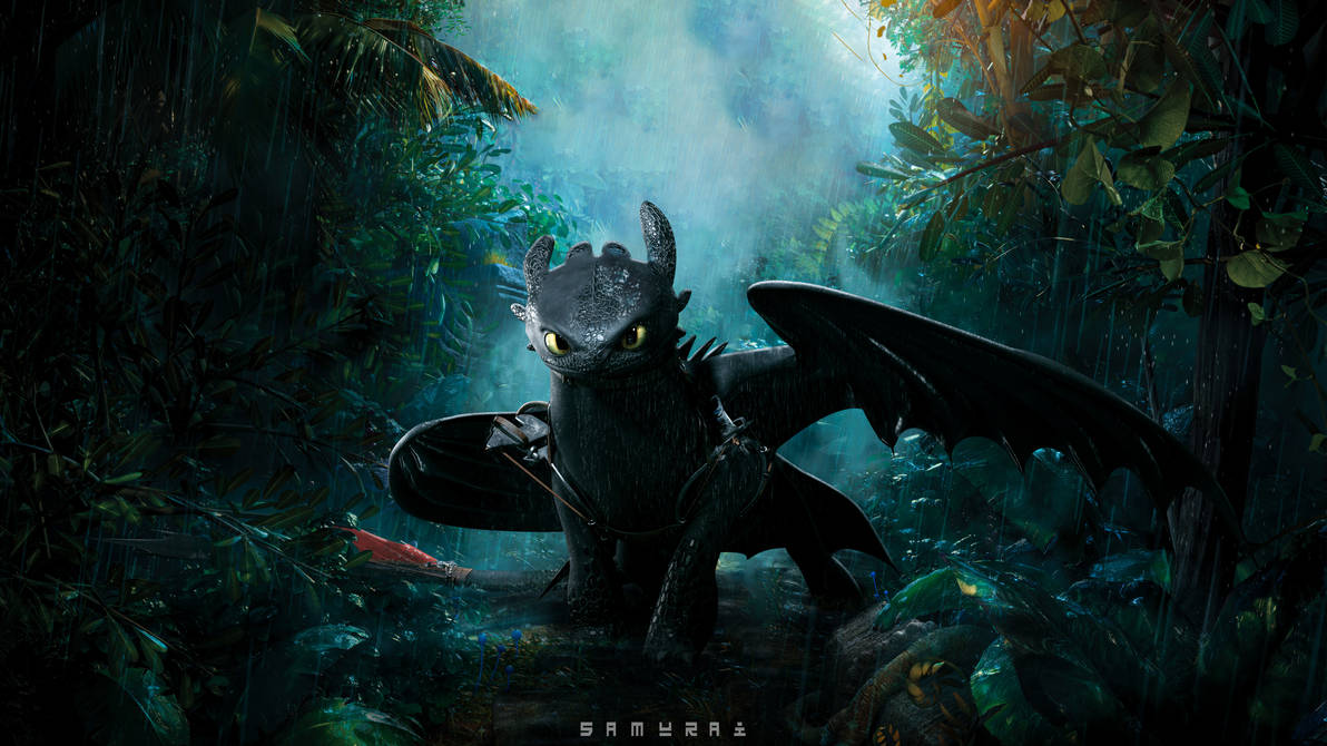 Toothless Night Fury by hassanelyoussfi on DeviantArt
