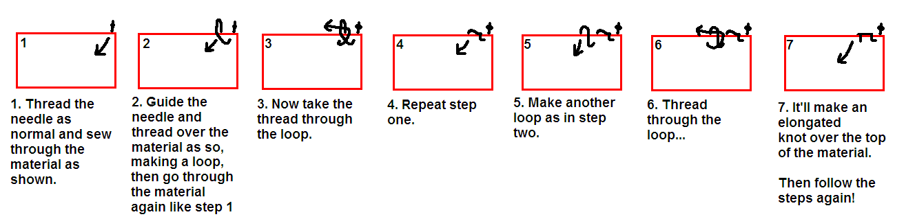 Button Hole Stitch Tutorial