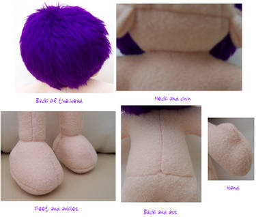 Plushie Bodyparts Closeup