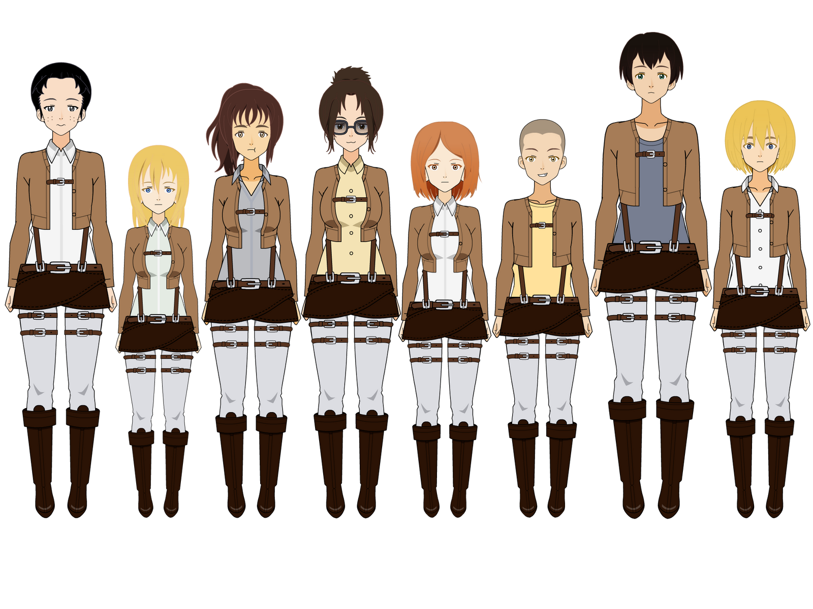 Attack On Titan Characters (Exports) (Updated) .